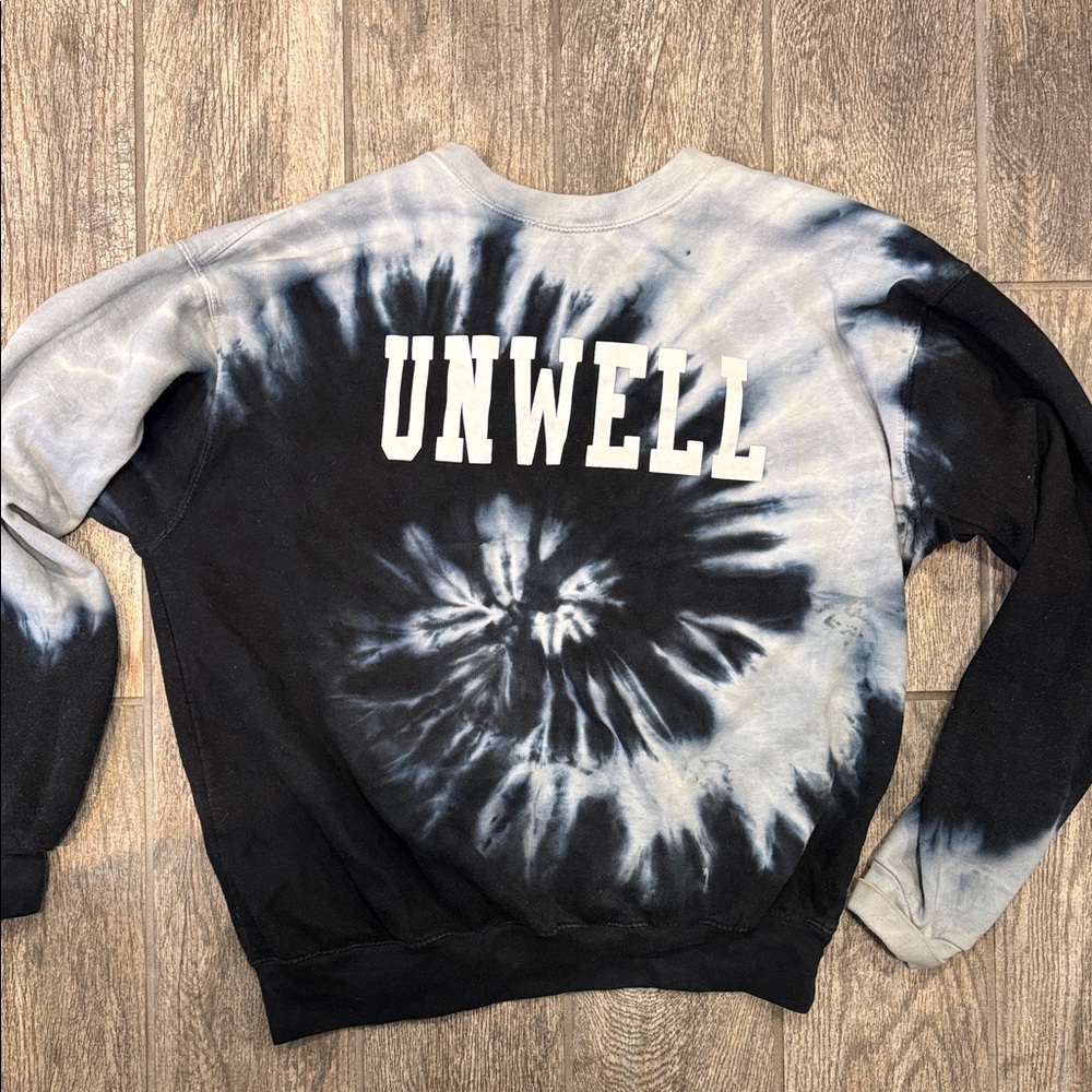 Barstool UNWELL crewneck tie dye top